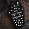 Nomnu Coffin Letter Board with Spooky Emojis, +500 Characters, Wooden Stand - Halloween Decorations Halloween Decor Halloween Gifts - 17x10.5 Inches